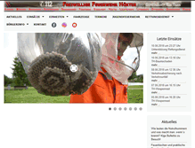 Tablet Screenshot of feuerwehr-hoexter.de
